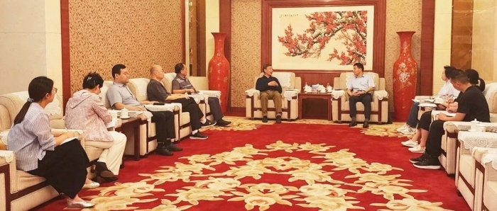 省委党史研究室副主任周书生到四川传媒学院调研大学生有声阅读党史作品展播活动开展情况